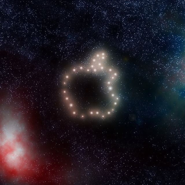 1024x1024 Apple Stars - outer iPad Wallpaper