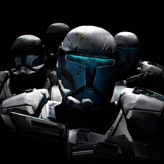 1024x1024 Storm Troopers - black iPad Wallpaper