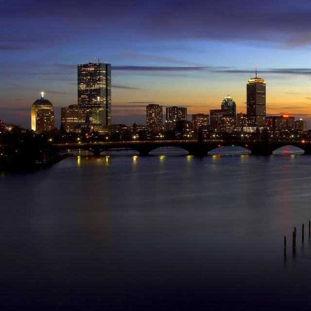 1024x1024 City Skyline - skyline iPad Wallpaper