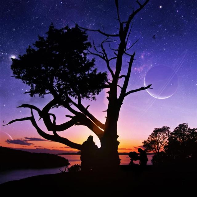 1024x1024 Outer Space - cosmos iPad Wallpaper