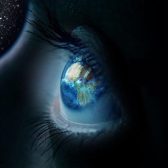 1024x1024 Eye - ball iPad Wallpaper