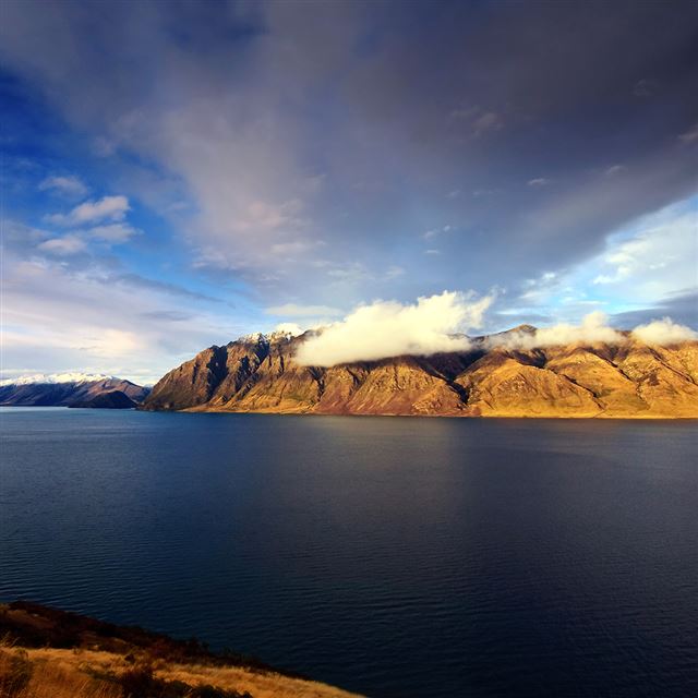 1024x1024 Illuminated Sky - scenery iPad Wallpaper