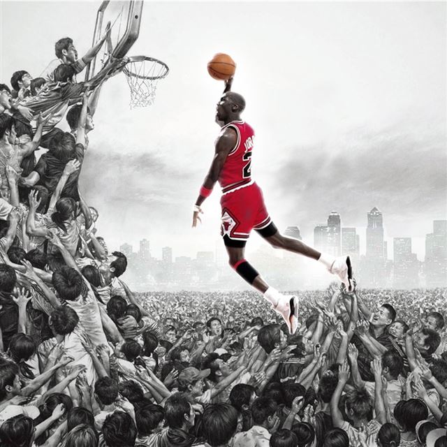 1024x1024 Michael Jordan -  iPad Wallpaper
