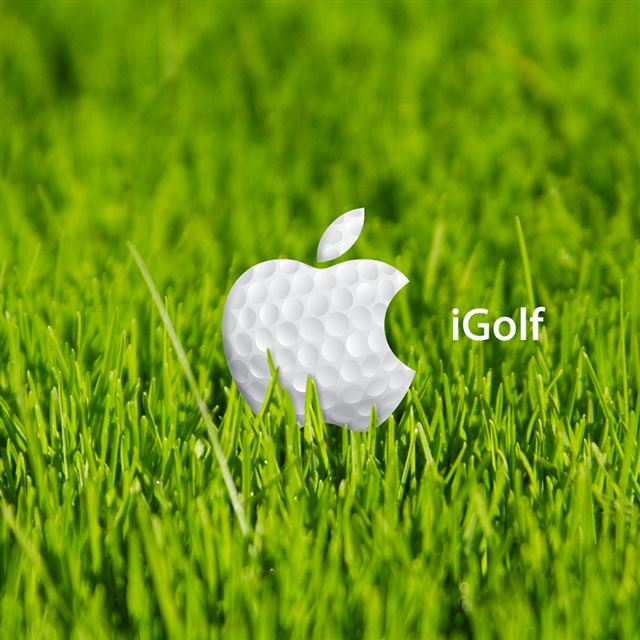 1024x1024 iGolf - grass iPad Wallpaper