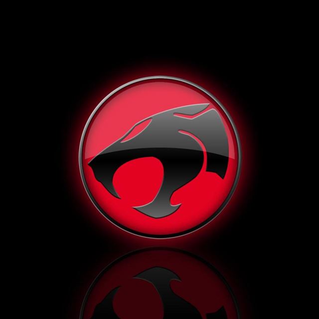 1024x1024 Thundercats - black iPad Wallpaper