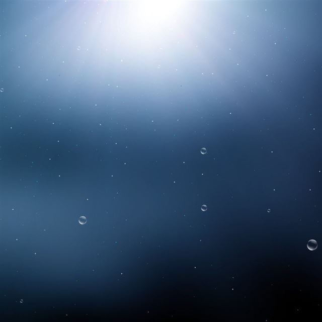 1024x1024 Blue Drops Light - drops iPad Wallpaper