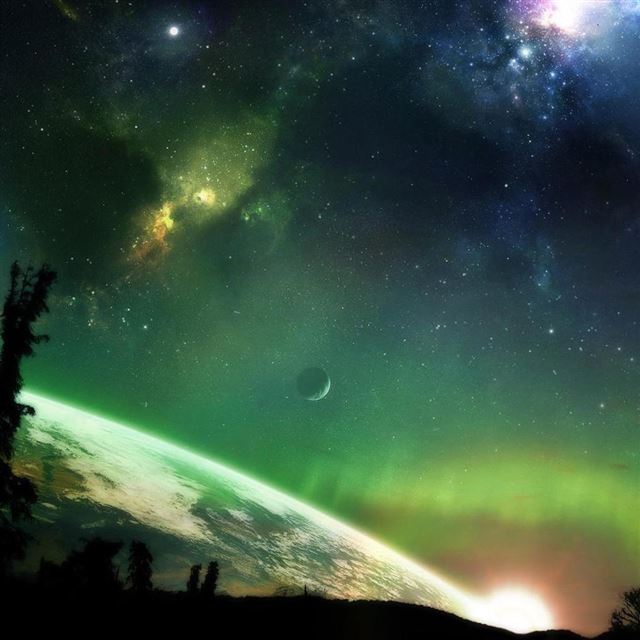 1024x1024 Galaxy Colors - cosmos iPad Wallpaper