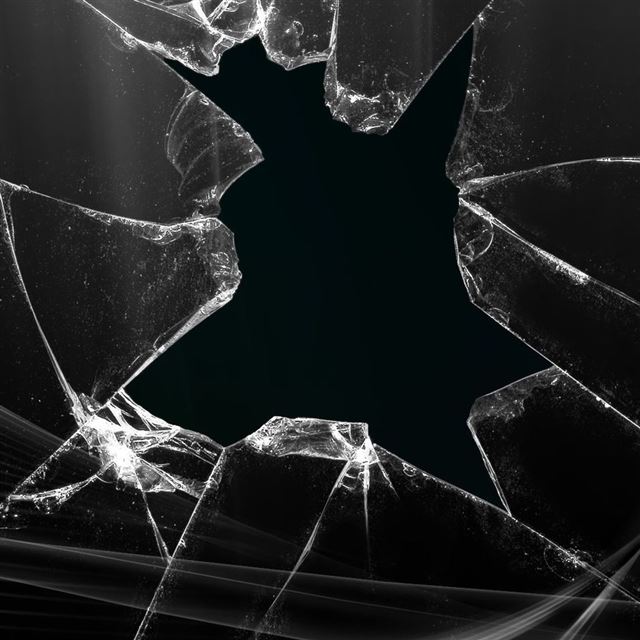 1024x1024 Broken Glass - landscape iPad Wallpaper