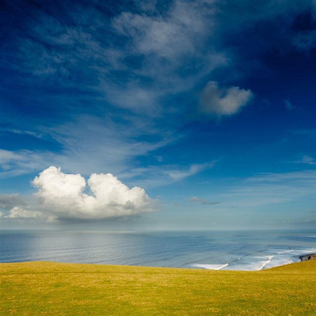 1024x1024 Beautiful Summer Day - yellow iPad Wallpaper