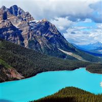 Canada Blue Lake wallpaper