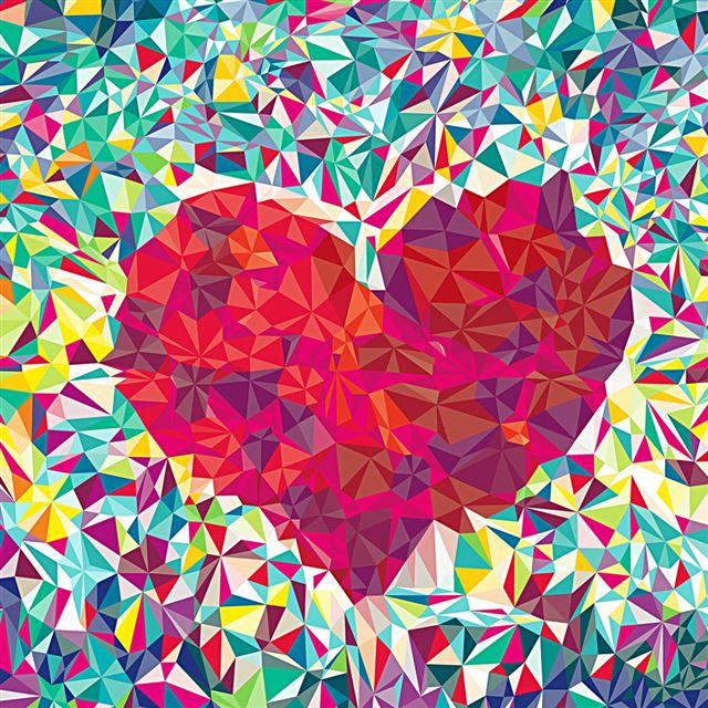 1024x1024 Love Heat - valentine's day iPad Wallpaper