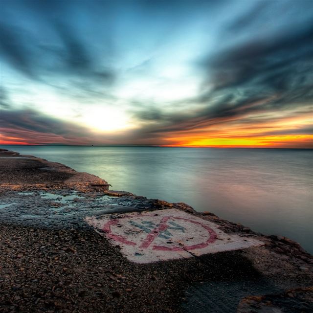1024x1024 Hdr Sunset - hdr iPad Wallpaper