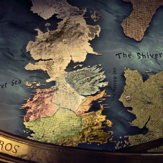 1024x1024 westeros map -  iPad Wallpaper