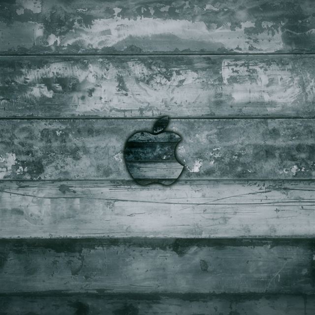 1024x1024 Apple Grunge Wood - apple iPad Wallpaper