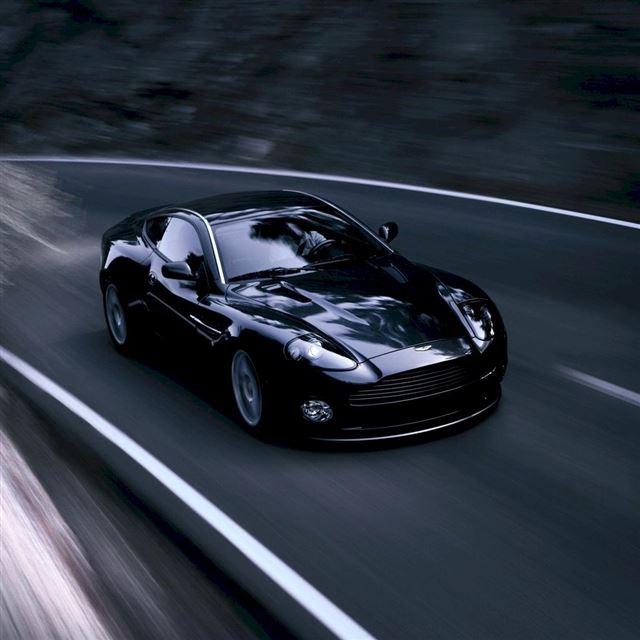 1024x1024 Aston Martin Speed - road iPad Wallpaper