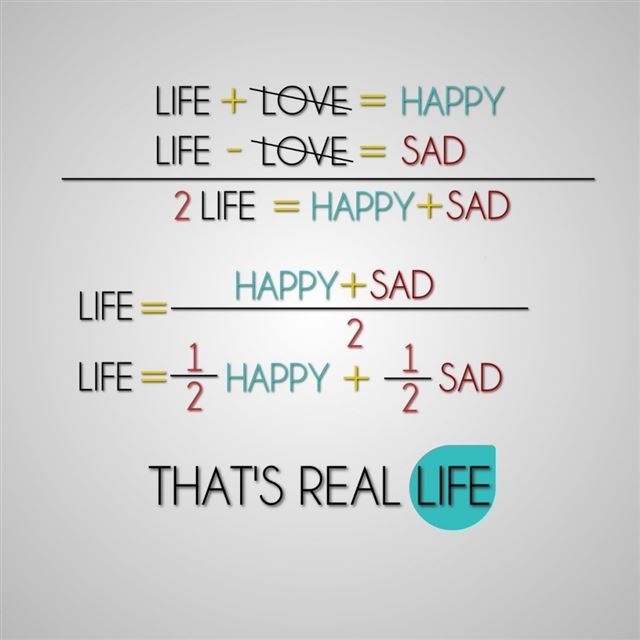 1024x1024 Real Life - happy iPad Wallpaper