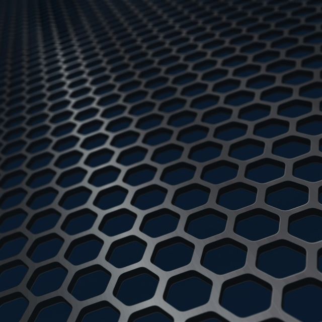 1024x1024 Hexagonal mesh - texture iPad Wallpaper