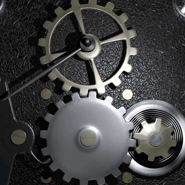 1024x1024 Gears In A Machine - machine iPad Wallpaper