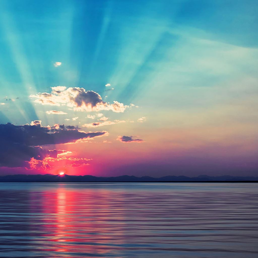 Sunrise At Sea IPad Wallpapers Free Download