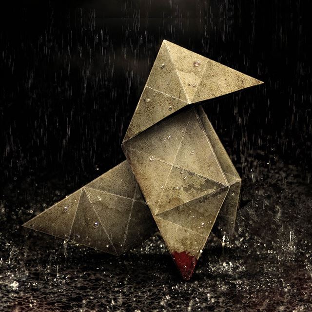 1024x1024 Paper Hydralisk - rain iPad Wallpaper