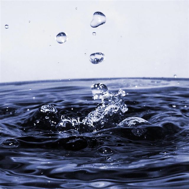 1024x1024 Water Drop - wave iPad Wallpaper