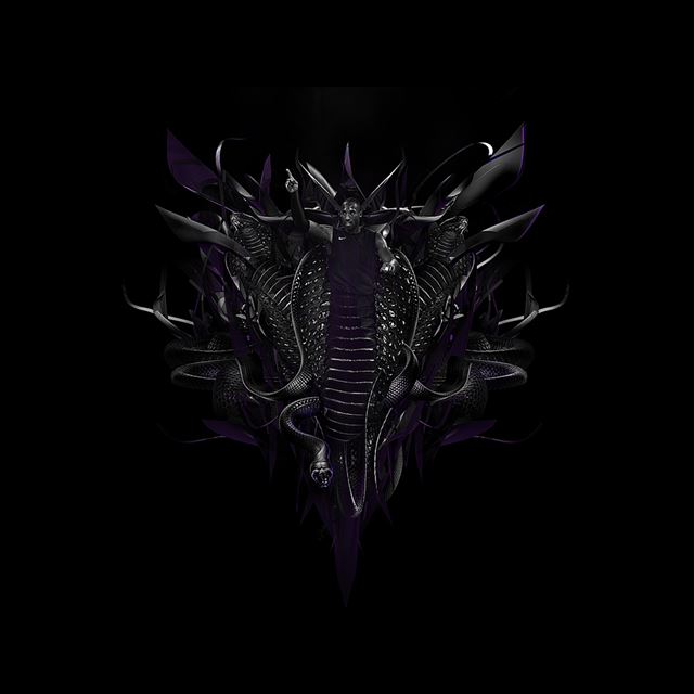1024x1024 The Black Mamba - black iPad Wallpaper