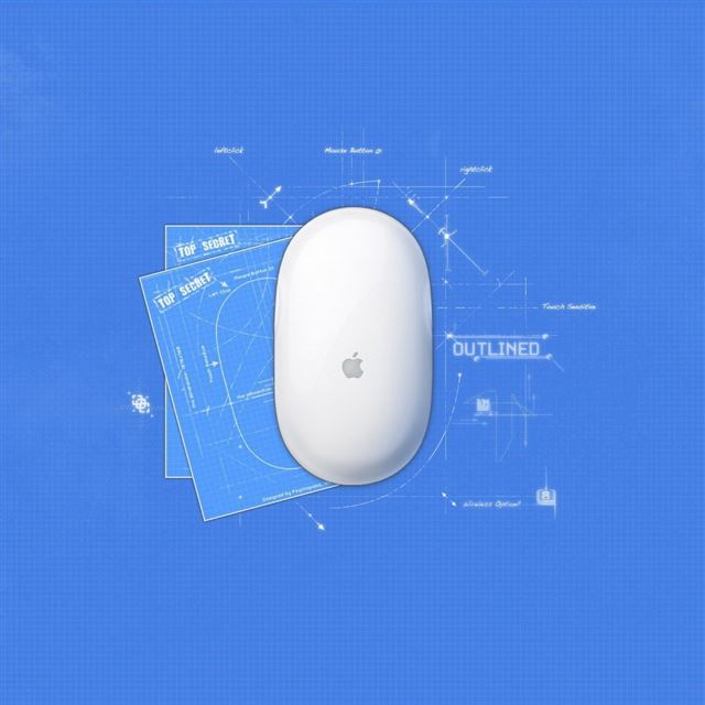 1024x1024 Blue Drawing - apple iPad Wallpaper