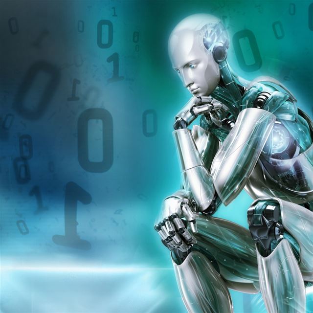 1024x1024 Robot Figures - robot iPad Wallpaper