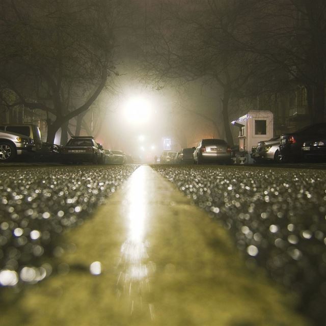 1024x1024 Asphalt City Rain - rain iPad Wallpaper