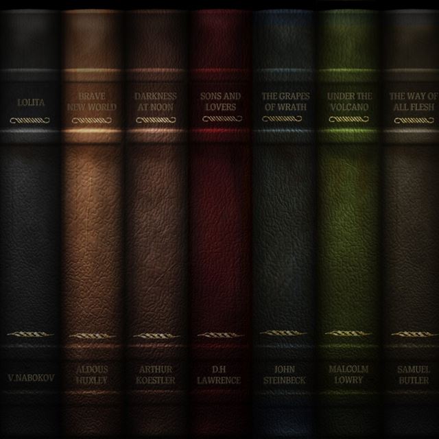 1024x1024 Books - texture iPad Wallpaper
