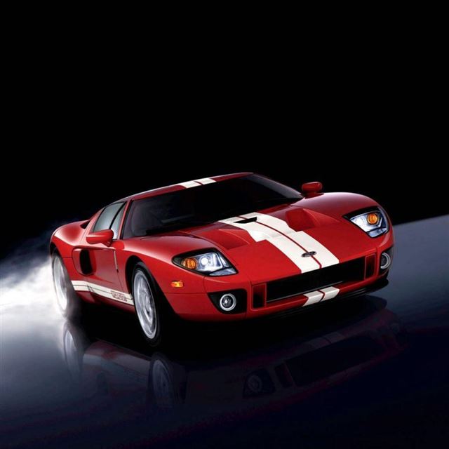 1024x1024 Ford GT - cyan iPad Wallpaper