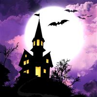 Haunted Castle Holiday HD wallpaper