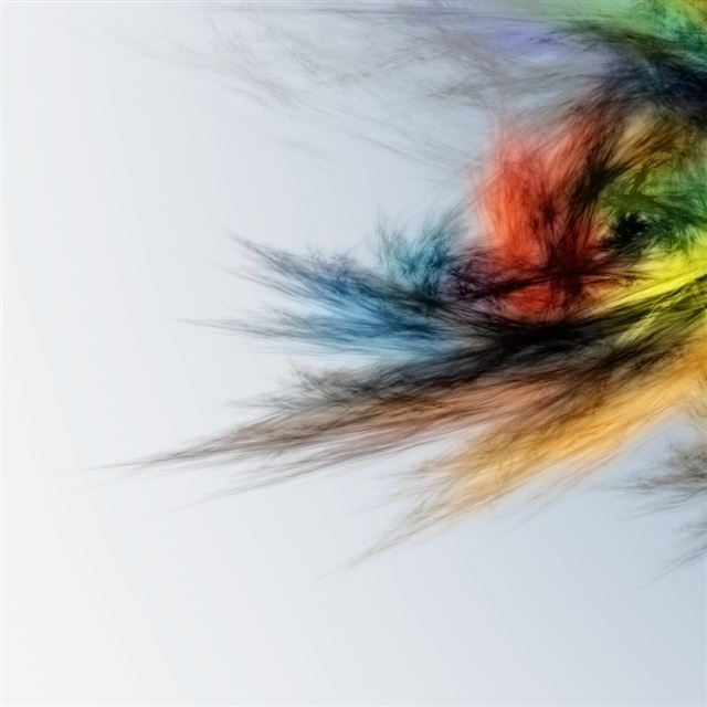 1024x1024 Color Spectrum Abstract - orange iPad Wallpaper