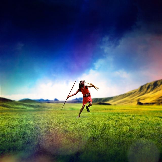 1024x1024 Spear Thrower - scenery iPad Wallpaper