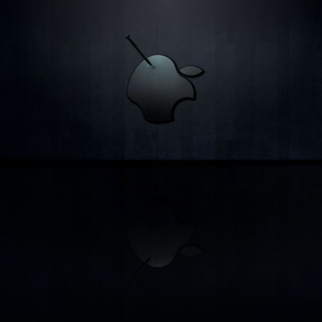 Nailed Apple Logo Ipad Wallpapers Free Download