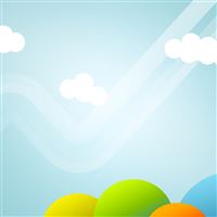 Illustrated Sky wallpaper