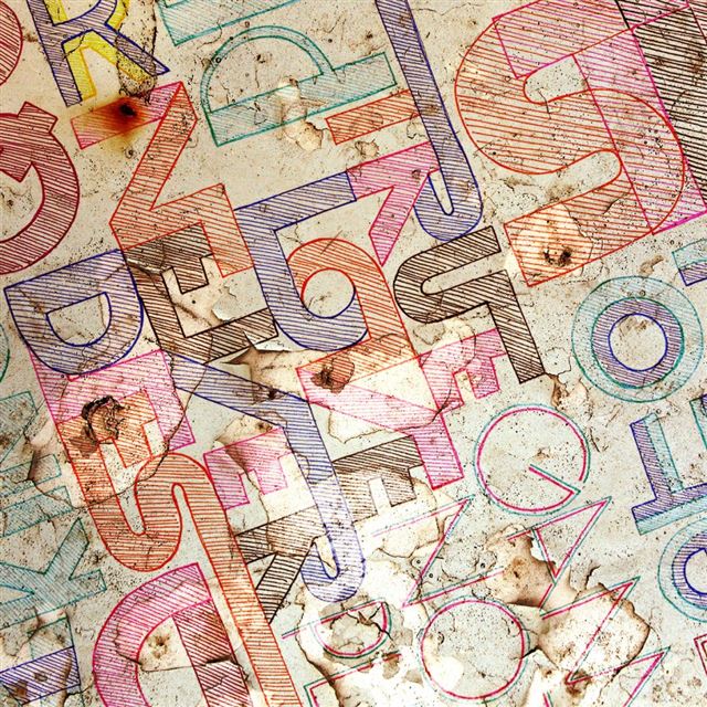 1024x1024 Letters Character Text Paper - text iPad Wallpaper