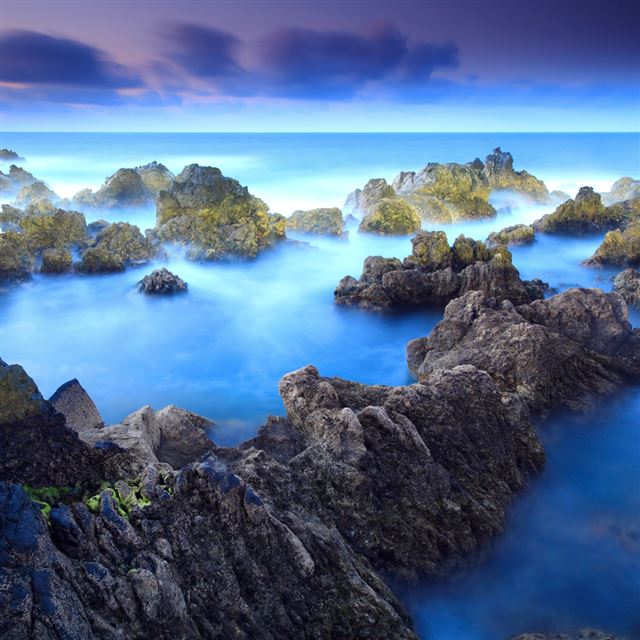 1024x1024 Blue Water - scenery iPad Wallpaper