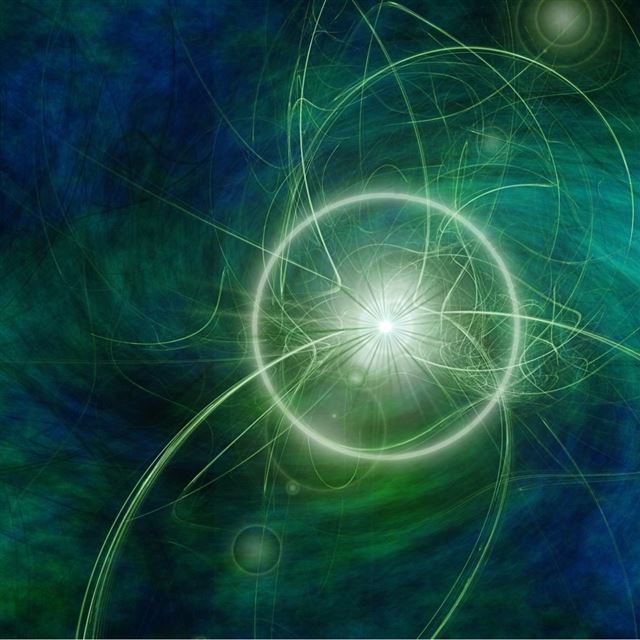 1024x1024 Line abstract background - circle iPad Wallpaper