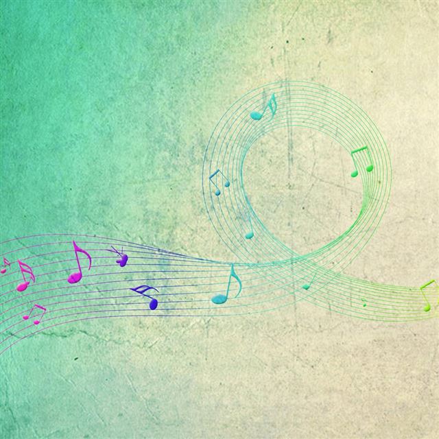 1024x1024 Music background - purple iPad Wallpaper