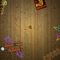 Retro Apple Logo wallpaper