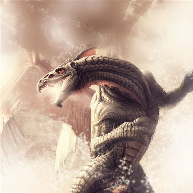 1024x1024 Mythical Dragon - comics iPad Wallpaper
