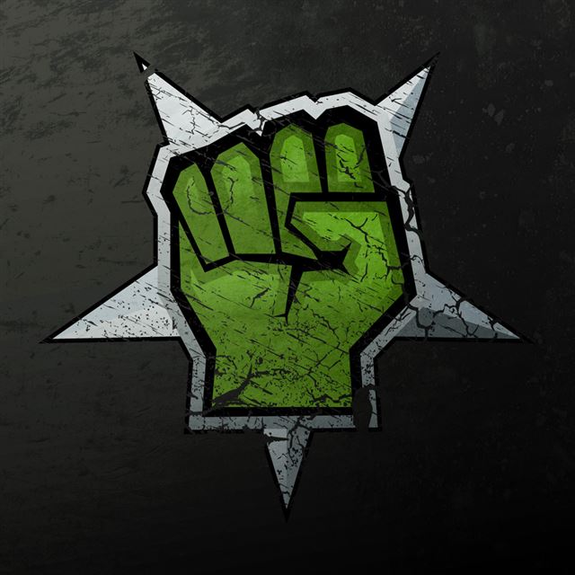 1024x1024 Beat Down Symbol -  iPad Wallpaper