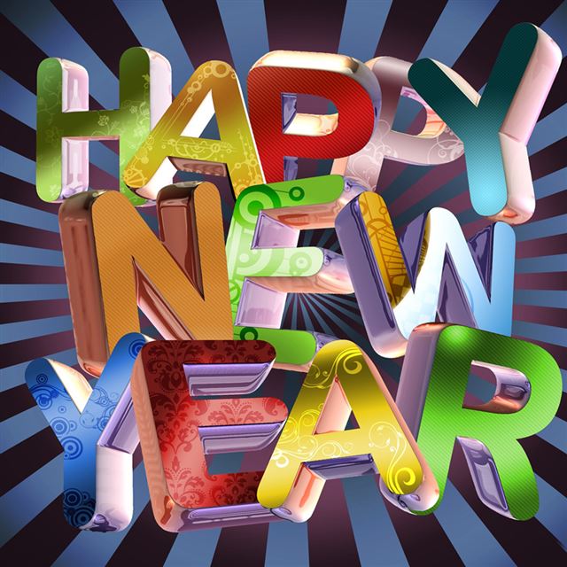 1024x1024 Happy New year - happy iPad Wallpaper