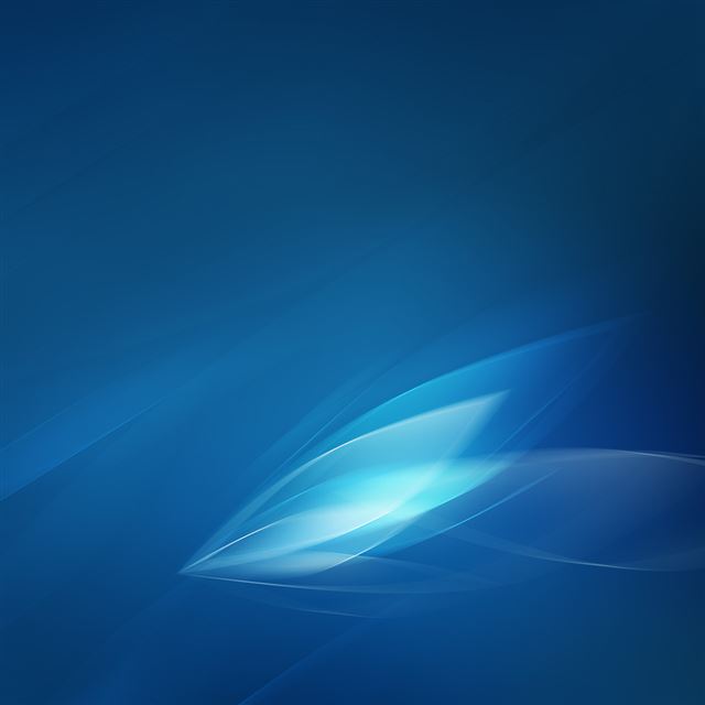 1024x1024 Blue leaf - aesthetic iPad Wallpaper