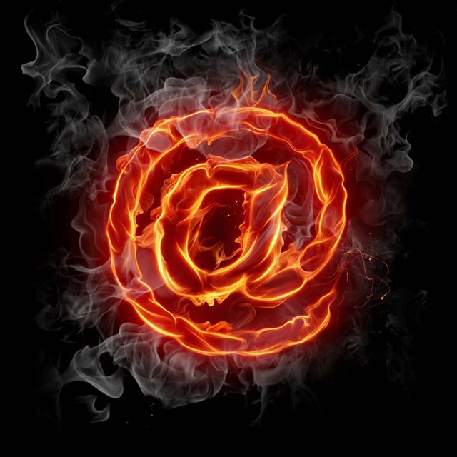 1024x1024 Fire At - smoke iPad Wallpaper