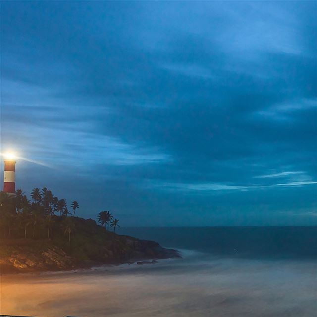 1024x1024 Lighthouses sea - sky iPad Wallpaper