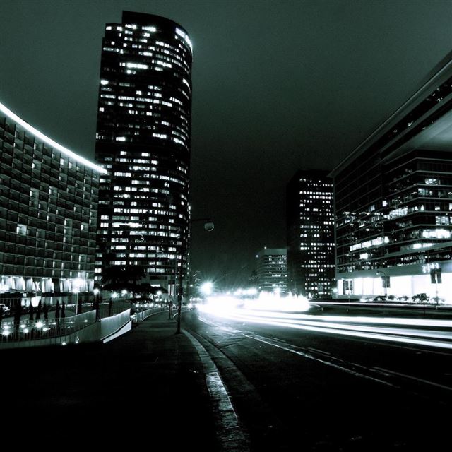1024x1024 City Nights -  iPad Wallpaper