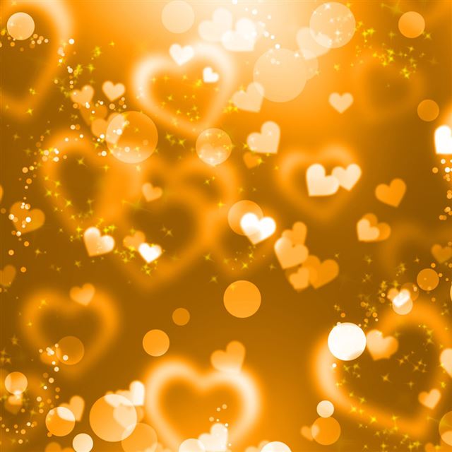 1024x1024 Valentine's Day love bokeh -  iPad Wallpaper