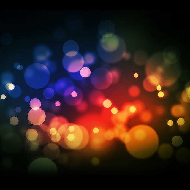 1024x1024 Bokeh Spots - lights iPad Wallpaper